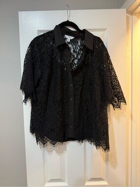 NWT lace top with tank underneath